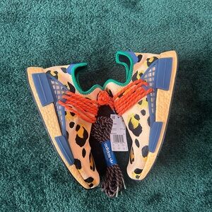Adidas NMD Hu Pharrell Animal Print Leopard Pulse Amber